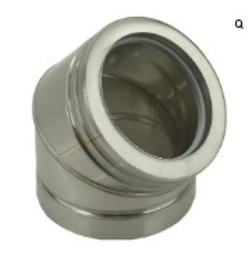 150mm Diameter Schiedel MF 45 Degree Elbow