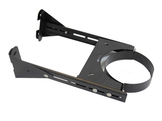 130mm Nova Short Extension Wall Band (55mm-305mm) - Matt Black