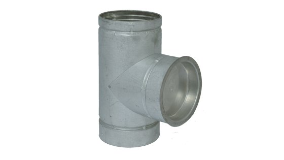 125mm Internal Diameter IL 90 Deg Equal Tee and Cap