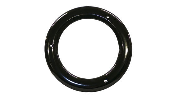 Gloss Black Vitreous Enamel 125mm Diameter Ceiling Trim Ring