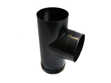 Specvit 125mm 90 Degree Tee Piece Complete With Tee Cap And Locking Band