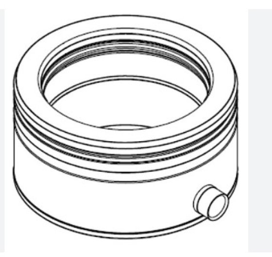 "130mm Diameter Schiedel MF Condensate Collector with 3/4"" Side Drain"