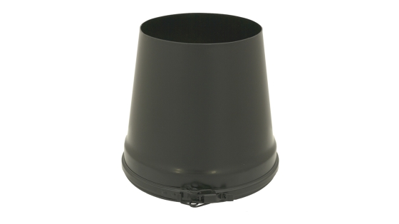 125mm Internal Diameter ICID Plus Taper Terminal - Matt Black 125mm Internal Diameter ICID Plus Taper Terminal - Matt Black