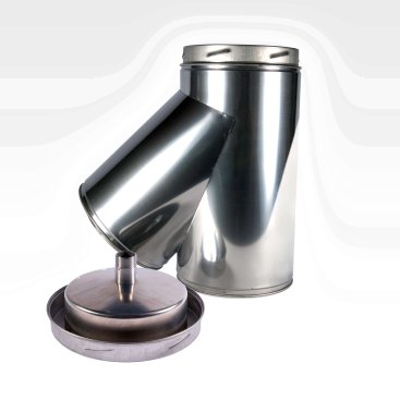 100mm Internal Diameter ICID Plus 135 Degree Tee With Drain Cap