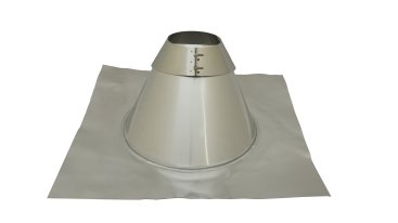 Angled Roof Flashing - 5 To 45 Degree - 100mm Diameter - Aluminium