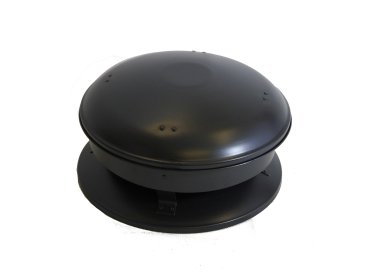 150mm Internal Diameter Nova Round Top Terminal - Matt Black