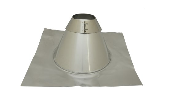 Angled Roof Flashing - 5 To 45 Degree - 150mm Diameter - Aluminium