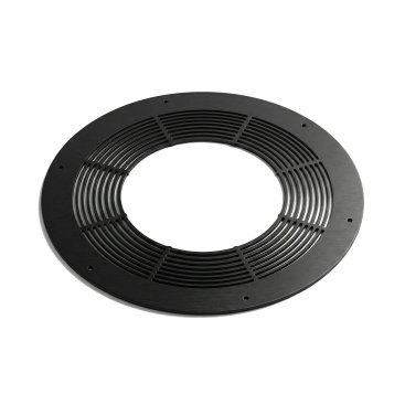 150mm Core 1 Piece Round Ventilated Firestop G60 in Black