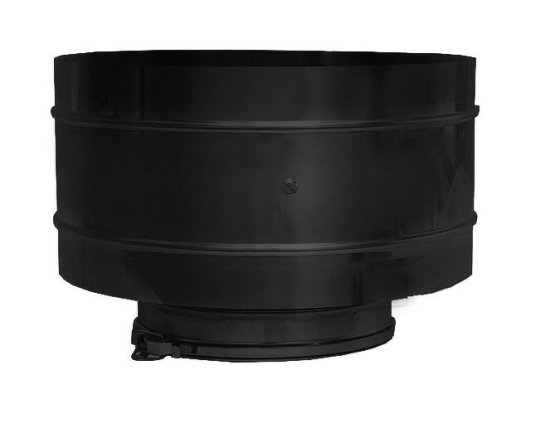 125mm Internal Diameter ICID Plus Top Round Terminal Matt Black 125mm Internal Diameter ICID Plus Top Round Terminal Matt Black