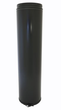125mm Internal Diameter ICID Plus 750mm Length - Matt Black