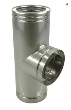 150mm Diameter Schiedel MF 87 Degree Tee