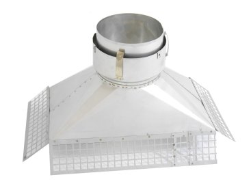 155mm Gather Adaptor For Multi Fuel Flexible Liner From 230mm x 400mm