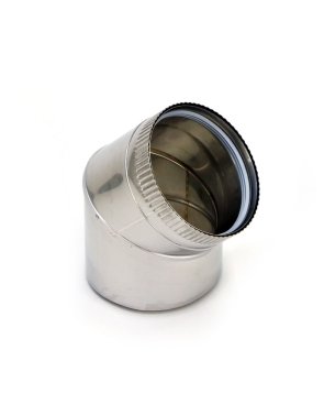 130mm Internal Diameter Schiedel UED 45 Degree Elbow (UEDB45)