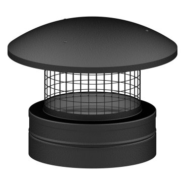 150mm Core Raincap with 25mm Mesh