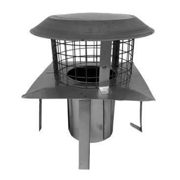 150mm Pot Hanger Cowl Square Stainless Steel For Multi Fuel Flexible Liner