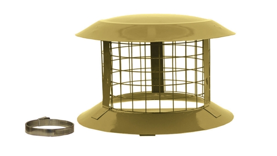 Bird Guard Solid Fuel Stainless Steel Buff Strap Fix (suitable for wood or solid fuel)