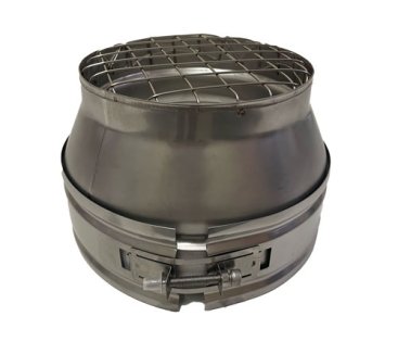 150mm Diameter Schiedel MF Top Stub with Mesh