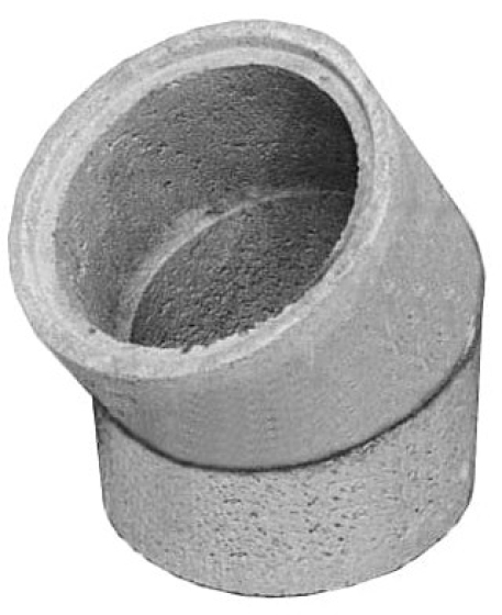 225MM ISOKERN 45 DEG BEND