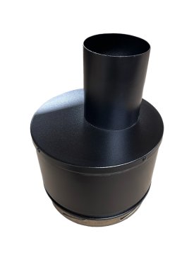 ICID Plus Ecc Starter Adaptor 80mm Dia To 125mm ID Matt Black