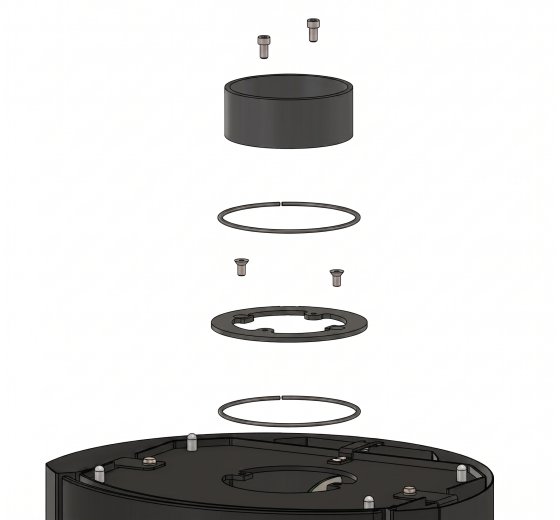 Termatech 125mm Spigot Kit For TT20 and 21 Models