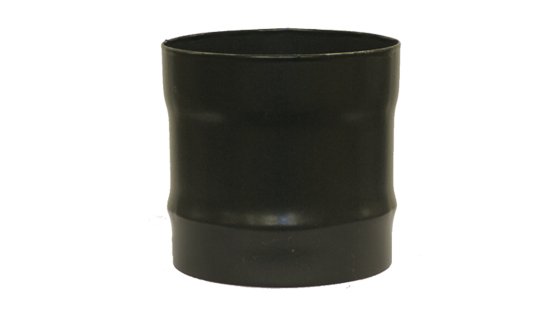 Matt Black Vitreous Enamel 150mm Diameter 150mm Pipe Matt Black Vitreous Enamel 150mm Diameter 150mm Pipe