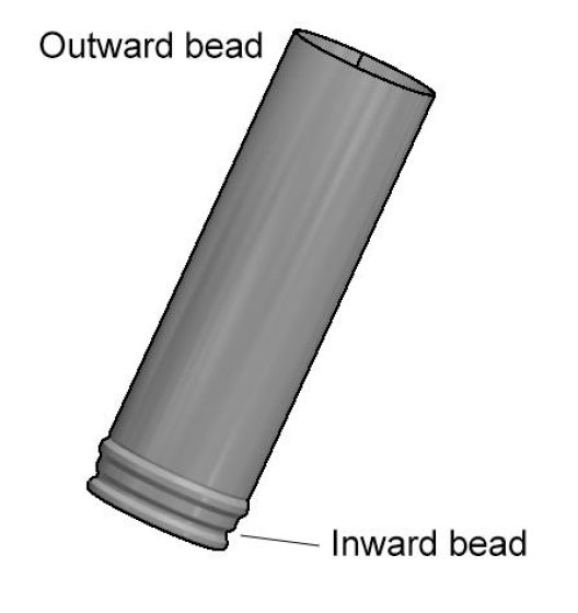 125mm Prima Smooth 1mm 500mm Swaged Starter Pipe With Locator Bead 125mm Prima Smooth 1mm 500mm Swaged Starter Pipe With Locator Bead