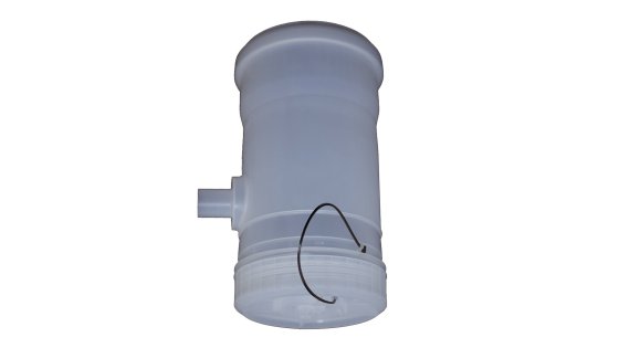 125mm Centrotherm End Piece with Drain