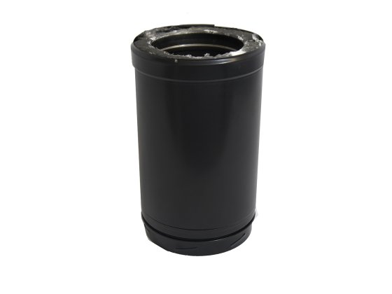 125mm Internal Diameter ICID Plus Telescopic  Pipe 50mm-230mm - Matt Black 125mm Internal Diameter ICID Plus Telescopic  Pipe 50mm-230mm - Matt Black