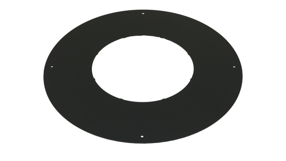 125mm Internal Diameter ICID Plus Bungalow Round Fire Stop - One Piece - Black 125mm Internal Diameter ICID Plus Bungalow Round Fire Stop - One Piece - Black