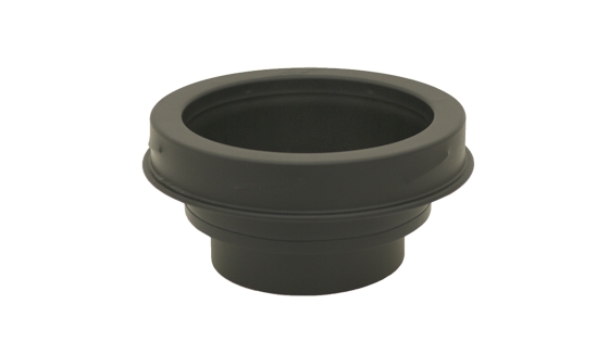 125mm Internal Diameter ICID Plus Increasing Adaptor From 98mm - Matt Black 125mm Internal Diameter ICID Plus Increasing Adaptor From 98mm - Matt Black