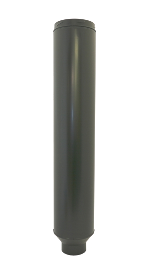 150mm Internal Diameter ICID Plus 125mm-150mm Starter Pipe 1018mm Long Matt Black