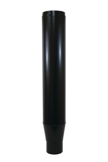 125mm Prima Smooth To ICID Plus starter pipe - 1200mm Long - Matt Black 125mm Prima Smooth To ICID Plus starter pipe - 1200mm Long - Matt Black
