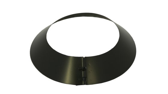 125mm Internal Diameter ICID Plus Flat Storm Collar - Matt Black 125mm Internal Diameter ICID Plus Flat Storm Collar - Matt Black