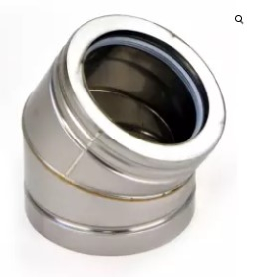 300mm Diameter Schiedel MF 30 Degree Elbow