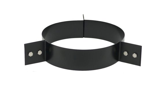 125mm Internal Diameter ICID Plus Guy Wire Bracket - Matt Black 125mm Internal Diameter ICID Plus Guy Wire Bracket - Matt Black