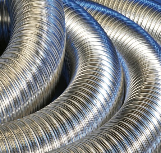 "125mm 904 Tecnoflex Plus Liner 80m Coil. For lengths between 5 and 15m "125mm 904 Tecnoflex Plus Liner 80m Coil. For lengths between 5 and 15m