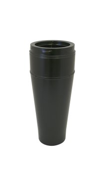 150mm Internal Diameter ICID Plus Starter Adaptor From 125mm Prima Smooth - Matt Black