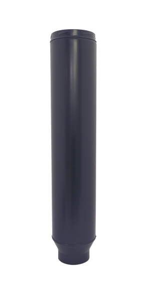 125mm Internal Diameter ICID Plus Starter Pipe - 973mm Long - Matt Black 125mm Internal Diameter ICID Plus Starter Pipe - 973mm Long - Matt Black