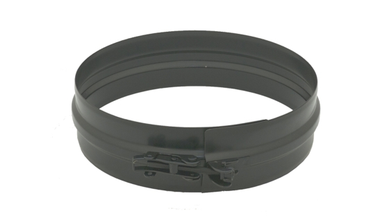 125mm Internal Diameter ICID Plus Extended Locking Band For Bends - Matt Black 125mm Internal Diameter ICID Plus Extended Locking Band For Bends - Matt Black