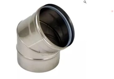 200mm Schiedel ME 45 Degree Bend