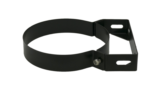 125mm Internal Diameter ICID Plus Wall Band 50mm - Matt Black 125mm Internal Diameter ICID Plus Wall Band 50mm - Matt Black