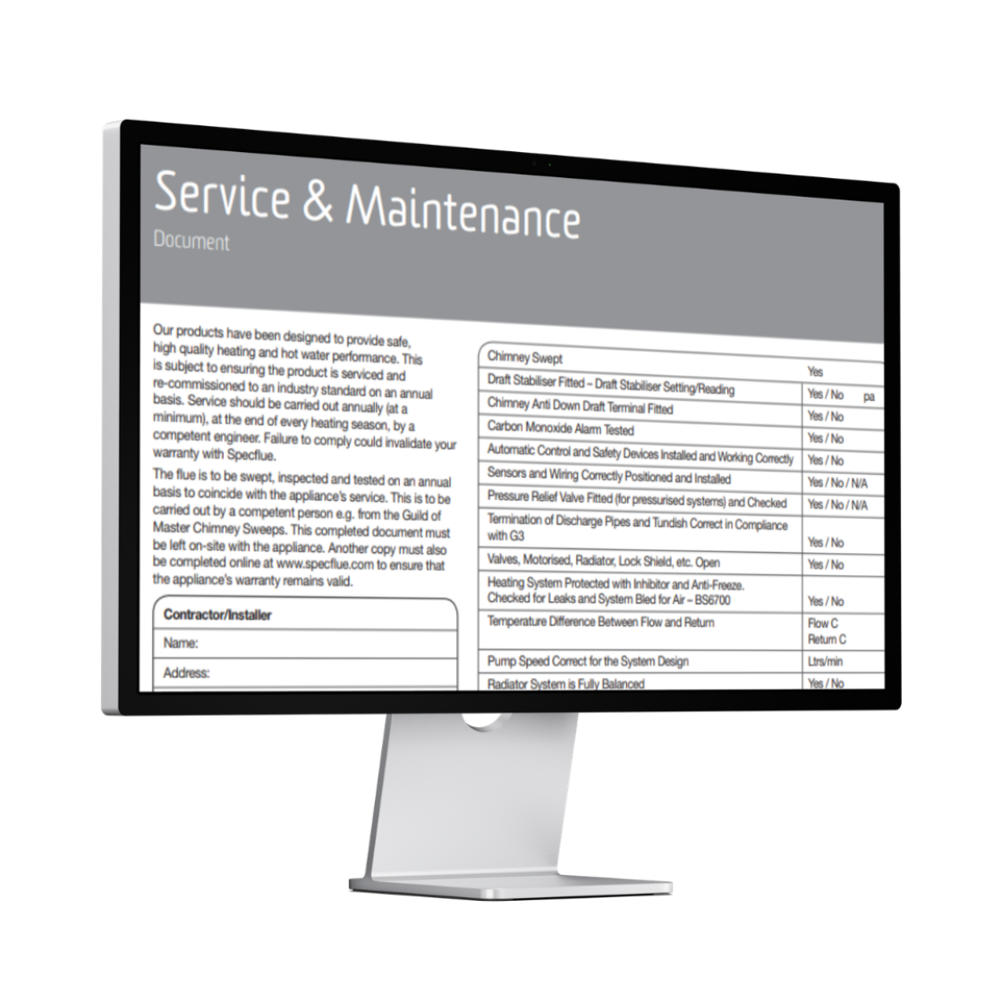 Service and Maintenance