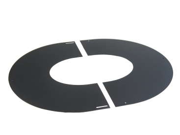 130mm Internal Diameter Nova Angled Cover Ring 30-40 Degrees - Matt Black