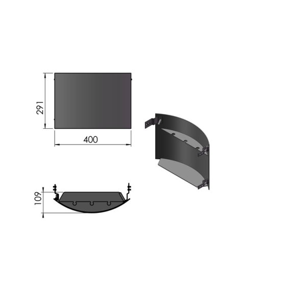 Termatech TT21 Compartment Door Grey