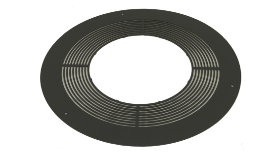 125mm Internal Diameter ICID Plus Ventilated Round Fire Stop - one Piece - Black 125mm Internal Diameter ICID Plus Ventilated Round Fire Stop - one Piece - Black