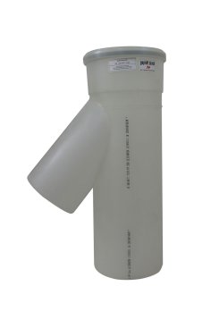 200mm Centrotherm 42 Degree Tee Short 160mm Branch (300mm installed length)