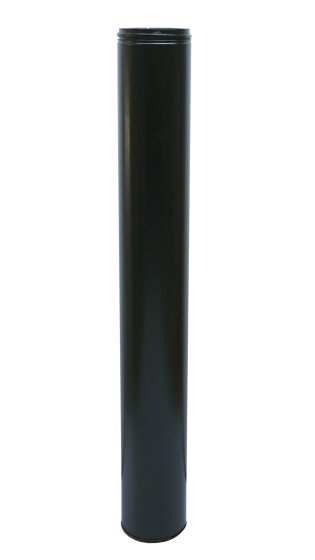 125mm Internal Diameter ICID Plus 1460mm Pipe and Locking Band - Matt Black 125mm Internal Diameter ICID Plus 1460mm Pipe and Locking Band - Matt Black