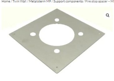 100mm Diameter Schiedel MF Firestop Spacer