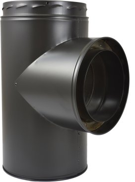 200mm Internal Diameter Nova 90 Degree Tee - Matt Black