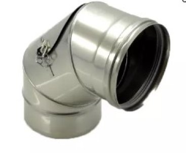 200mm Schiedel ME 90 Degree Inspection Bend